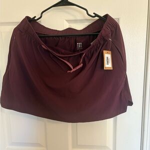 Maroon Athletic Skirt